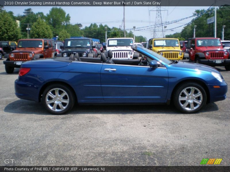  2010 Sebring Limited Hardtop Convertible Deep Water Blue Pearl