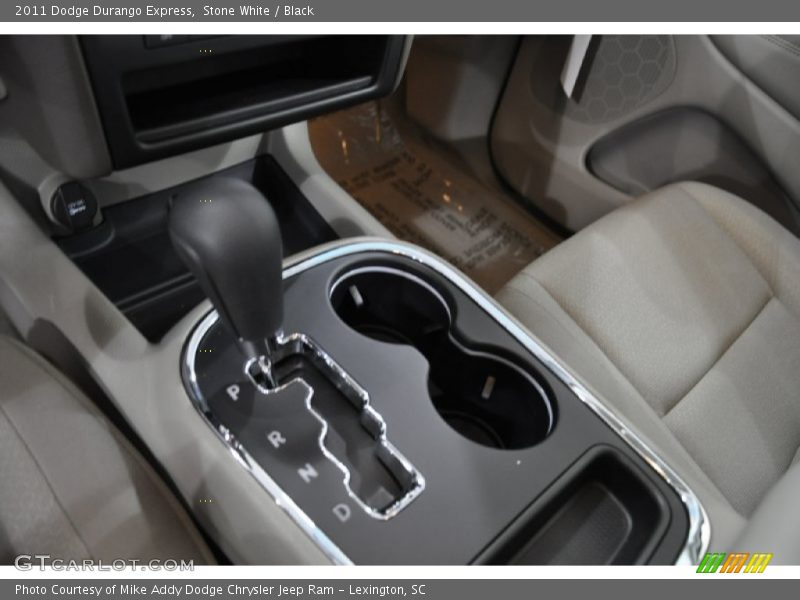 Stone White / Black 2011 Dodge Durango Express