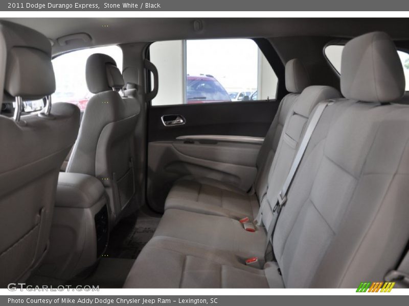 Stone White / Black 2011 Dodge Durango Express
