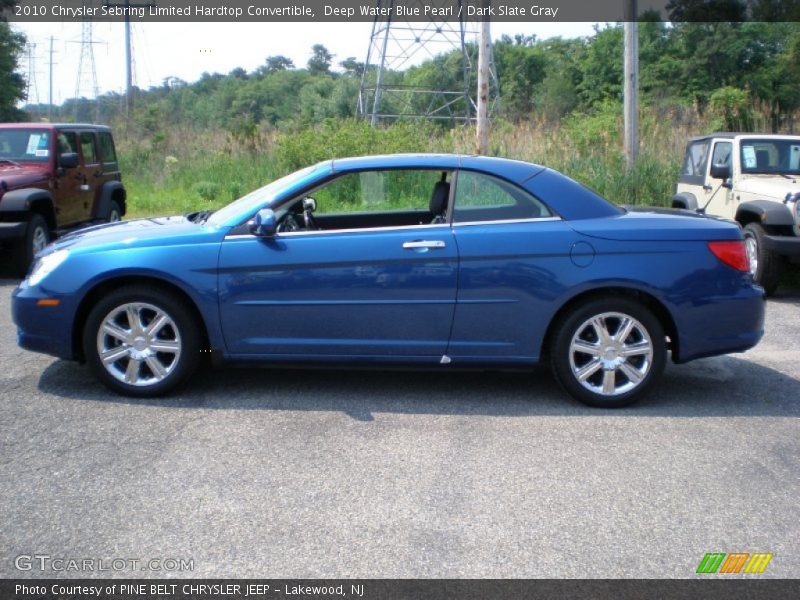  2010 Sebring Limited Hardtop Convertible Deep Water Blue Pearl