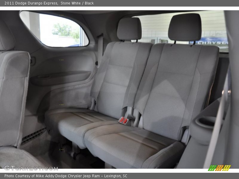 Stone White / Black 2011 Dodge Durango Express