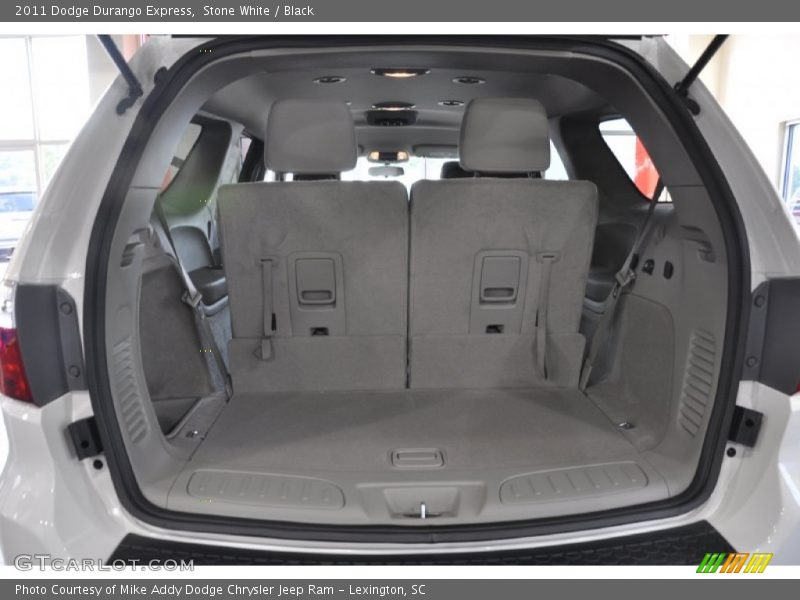 Stone White / Black 2011 Dodge Durango Express