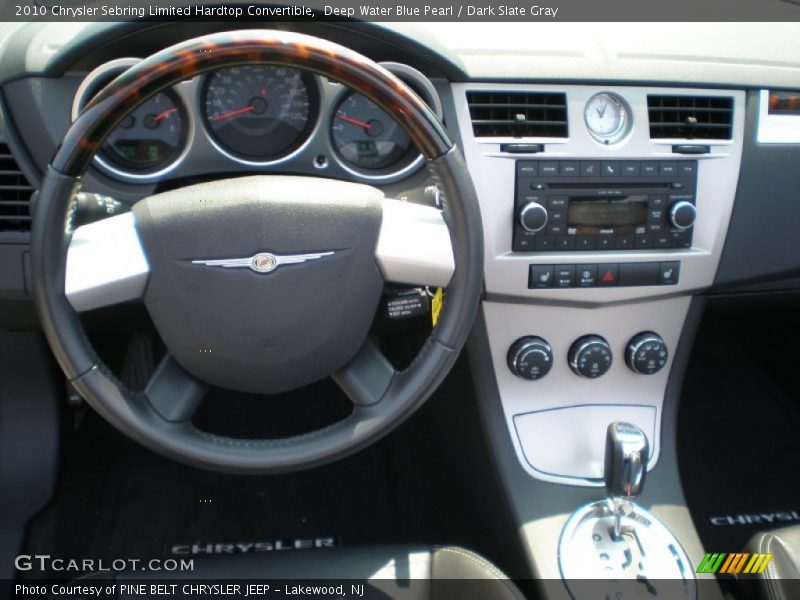 Dashboard of 2010 Sebring Limited Hardtop Convertible