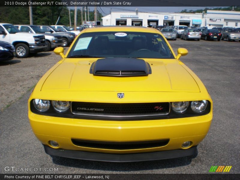 Detonator Yellow / Dark Slate Gray 2010 Dodge Challenger R/T Classic