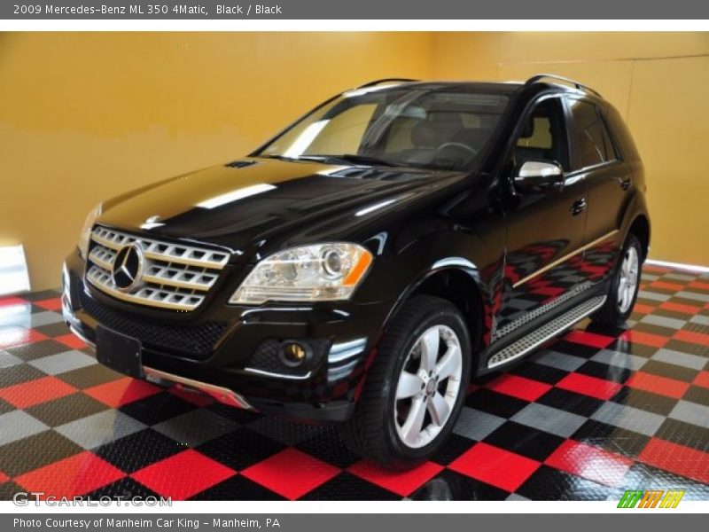 Black / Black 2009 Mercedes-Benz ML 350 4Matic