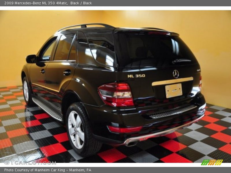 Black / Black 2009 Mercedes-Benz ML 350 4Matic