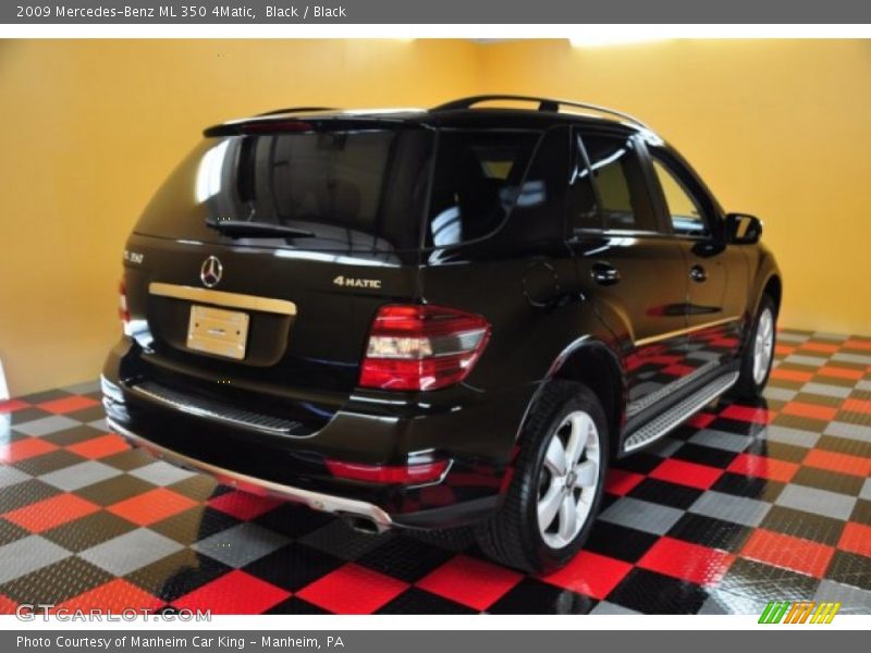 Black / Black 2009 Mercedes-Benz ML 350 4Matic