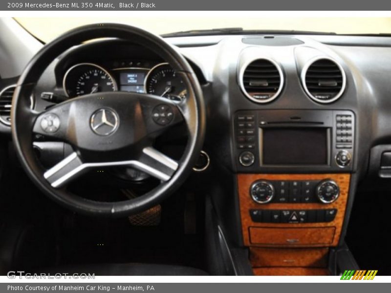Black / Black 2009 Mercedes-Benz ML 350 4Matic