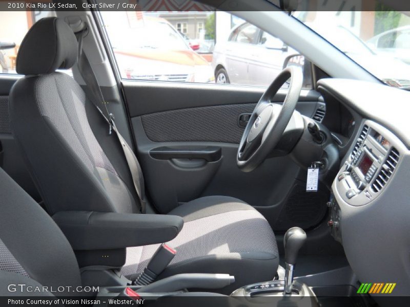 Clear Silver / Gray 2010 Kia Rio LX Sedan