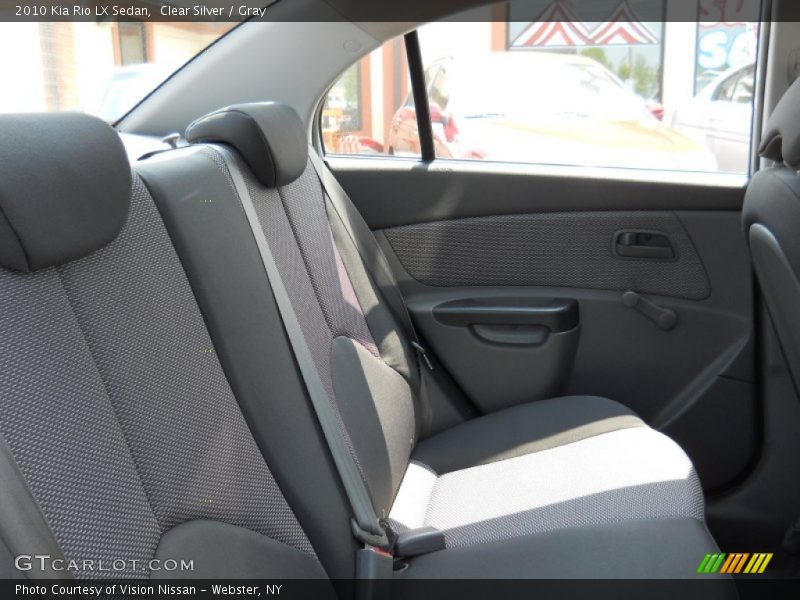 Clear Silver / Gray 2010 Kia Rio LX Sedan