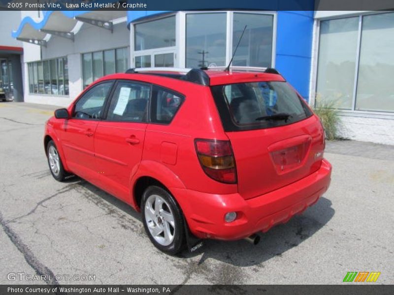 Lava Red Metallic / Graphite 2005 Pontiac Vibe