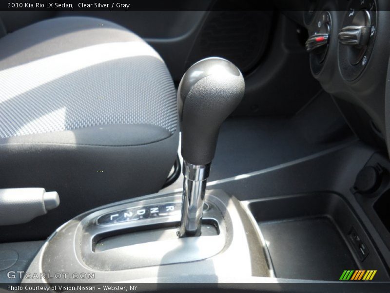 Clear Silver / Gray 2010 Kia Rio LX Sedan
