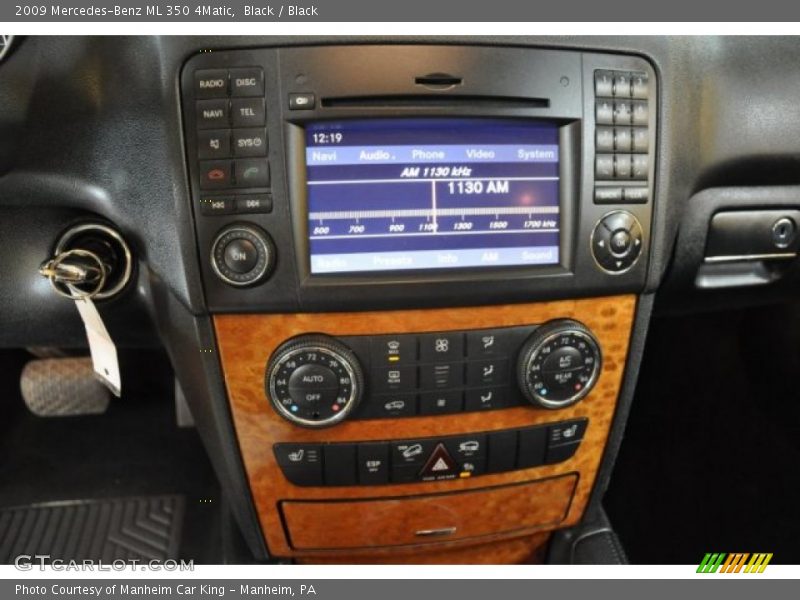 Black / Black 2009 Mercedes-Benz ML 350 4Matic
