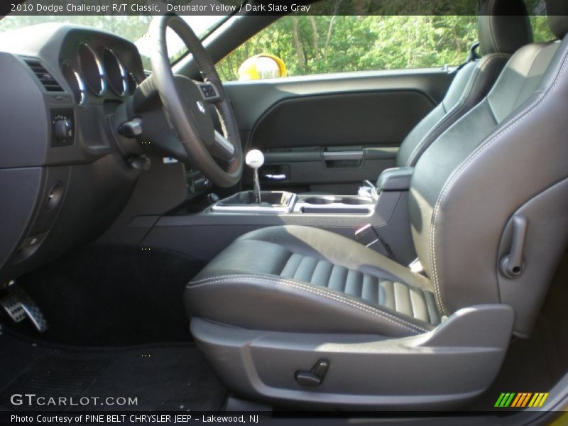 2010 Challenger R/T Classic Dark Slate Gray Interior