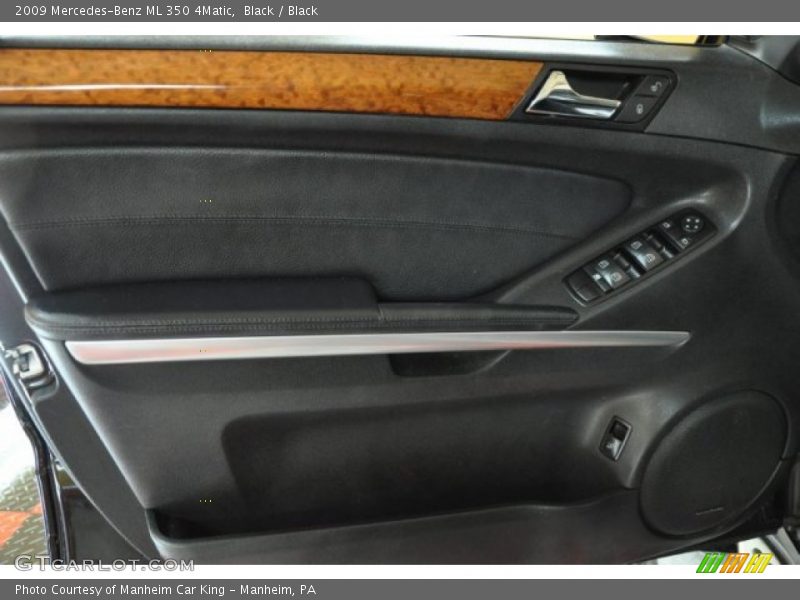 Black / Black 2009 Mercedes-Benz ML 350 4Matic