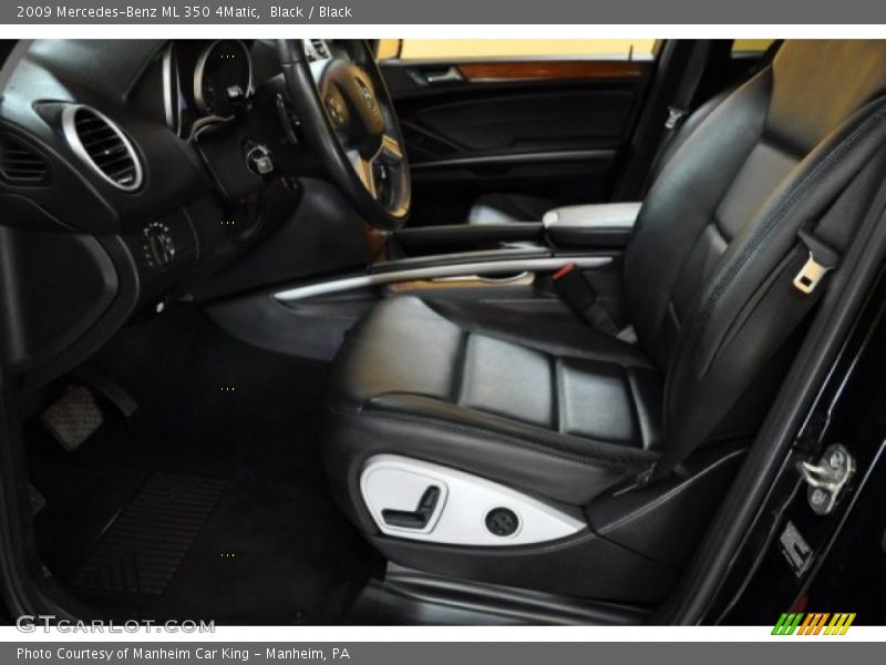 Black / Black 2009 Mercedes-Benz ML 350 4Matic