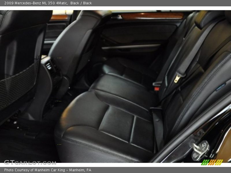 Black / Black 2009 Mercedes-Benz ML 350 4Matic