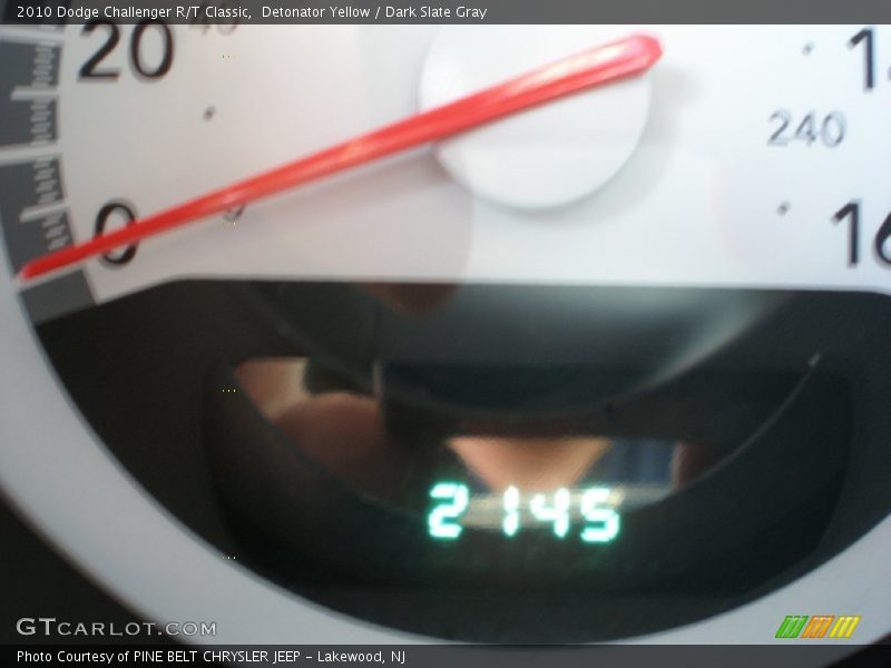 Detonator Yellow / Dark Slate Gray 2010 Dodge Challenger R/T Classic