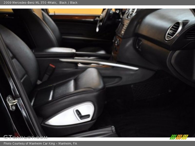 Black / Black 2009 Mercedes-Benz ML 350 4Matic
