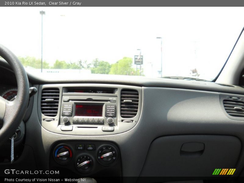 Clear Silver / Gray 2010 Kia Rio LX Sedan