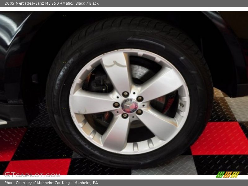 Black / Black 2009 Mercedes-Benz ML 350 4Matic