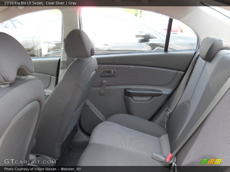 Clear Silver / Gray 2010 Kia Rio LX Sedan