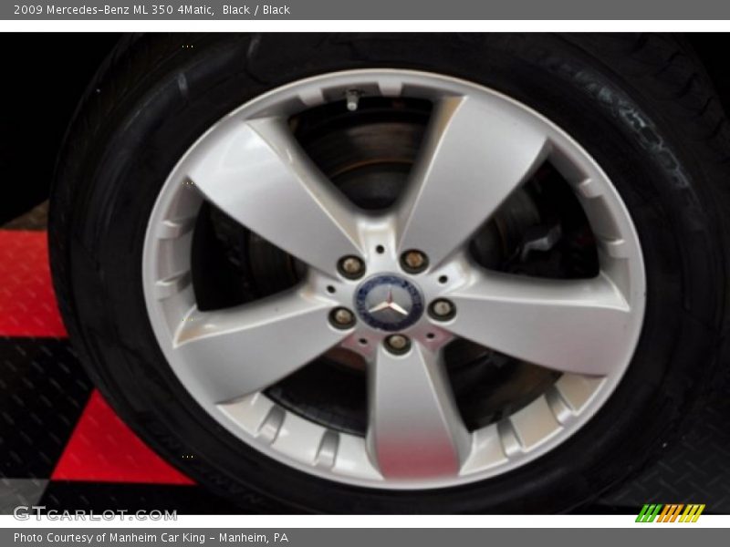 Black / Black 2009 Mercedes-Benz ML 350 4Matic