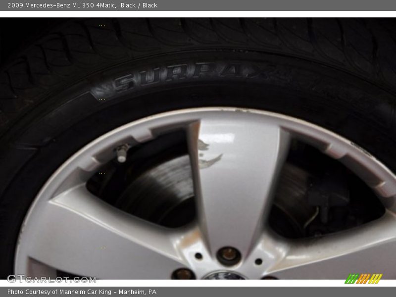 Black / Black 2009 Mercedes-Benz ML 350 4Matic