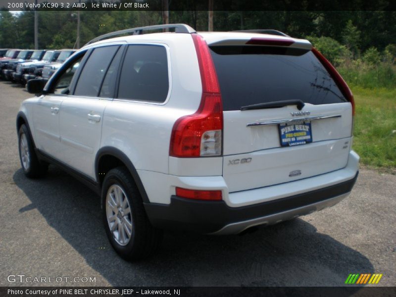 Ice White / Off Black 2008 Volvo XC90 3.2 AWD