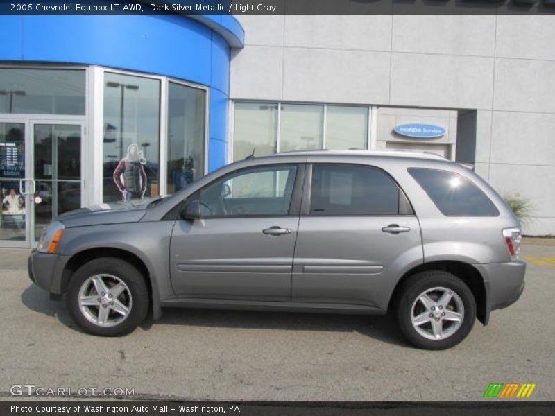 Dark Silver Metallic / Light Gray 2006 Chevrolet Equinox LT AWD
