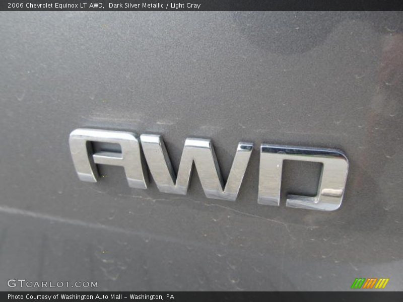 Dark Silver Metallic / Light Gray 2006 Chevrolet Equinox LT AWD