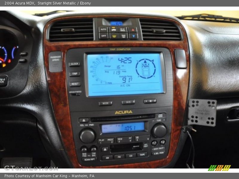Starlight Silver Metallic / Ebony 2004 Acura MDX