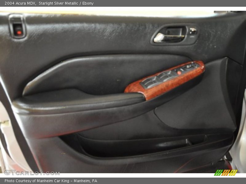 Starlight Silver Metallic / Ebony 2004 Acura MDX