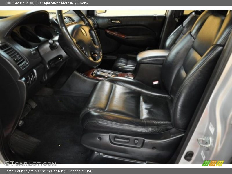 Starlight Silver Metallic / Ebony 2004 Acura MDX