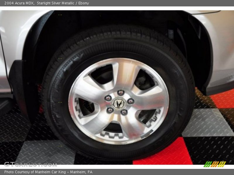 Starlight Silver Metallic / Ebony 2004 Acura MDX