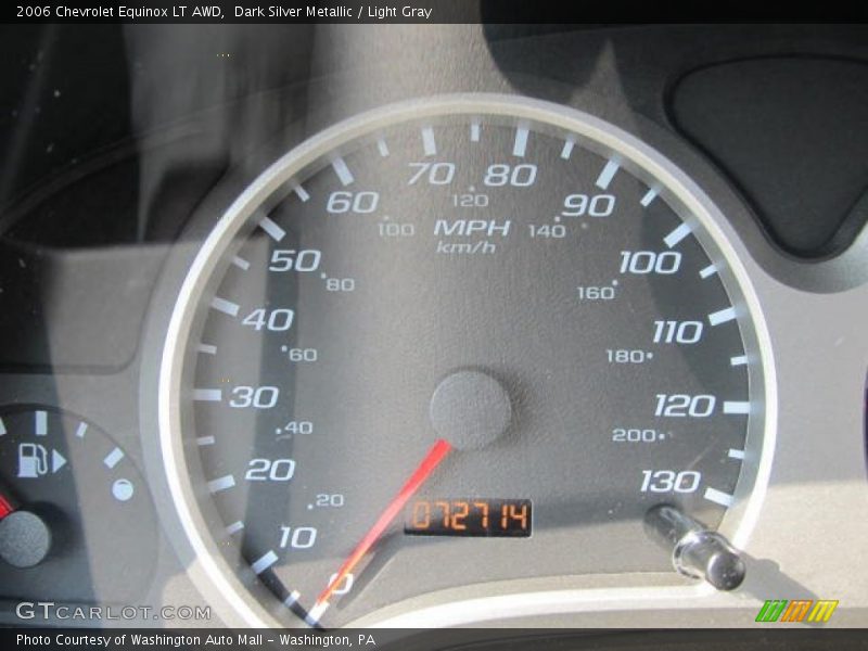 Dark Silver Metallic / Light Gray 2006 Chevrolet Equinox LT AWD