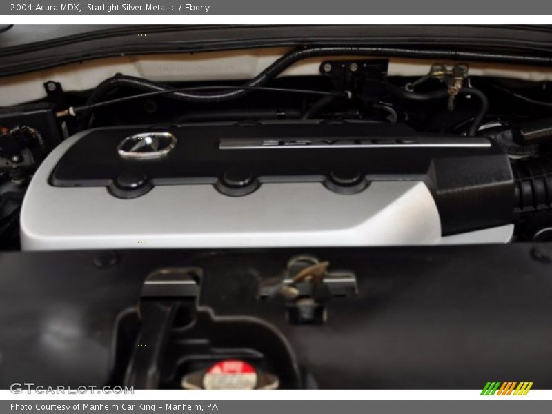 Starlight Silver Metallic / Ebony 2004 Acura MDX