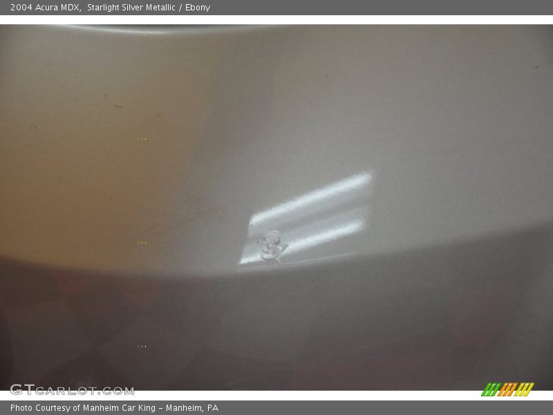 Starlight Silver Metallic / Ebony 2004 Acura MDX