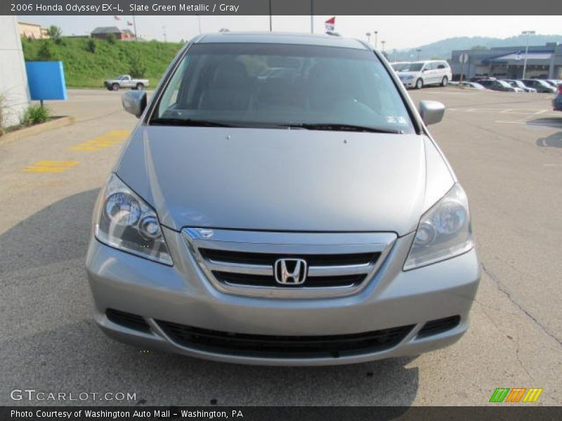 Slate Green Metallic / Gray 2006 Honda Odyssey EX-L