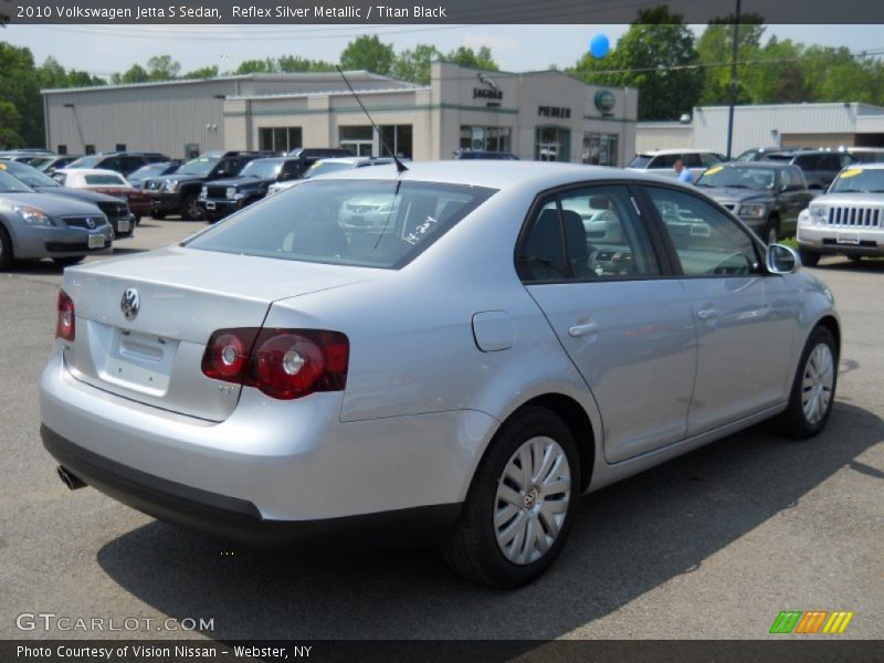 Reflex Silver Metallic / Titan Black 2010 Volkswagen Jetta S Sedan