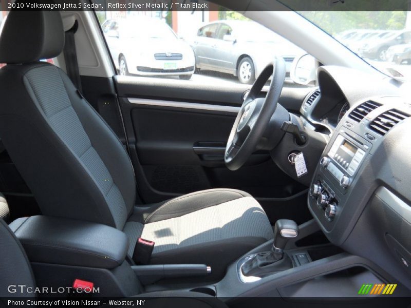 Reflex Silver Metallic / Titan Black 2010 Volkswagen Jetta S Sedan