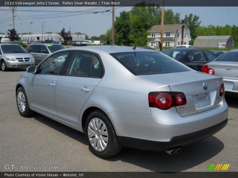 Reflex Silver Metallic / Titan Black 2010 Volkswagen Jetta S Sedan