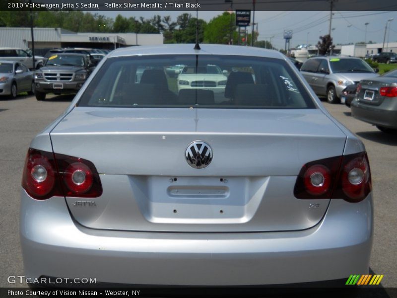 Reflex Silver Metallic / Titan Black 2010 Volkswagen Jetta S Sedan