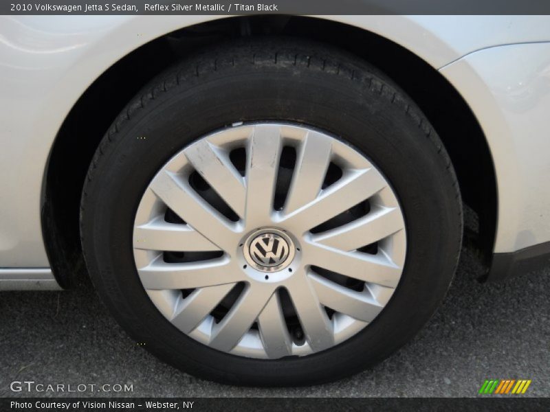 Reflex Silver Metallic / Titan Black 2010 Volkswagen Jetta S Sedan