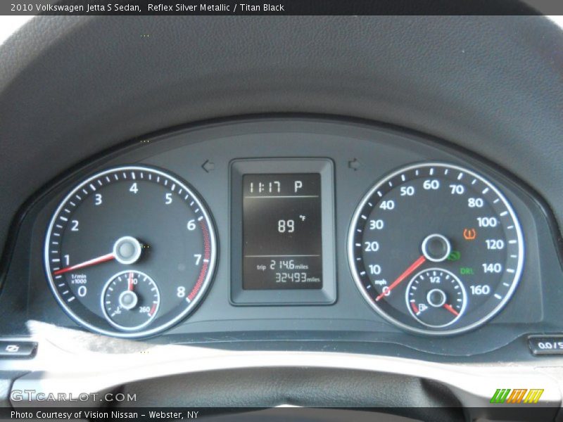 Reflex Silver Metallic / Titan Black 2010 Volkswagen Jetta S Sedan