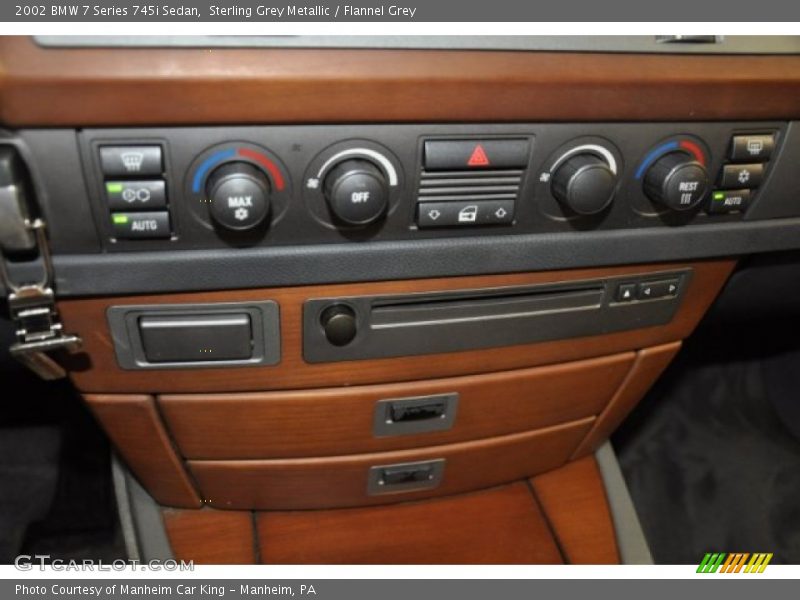 Sterling Grey Metallic / Flannel Grey 2002 BMW 7 Series 745i Sedan