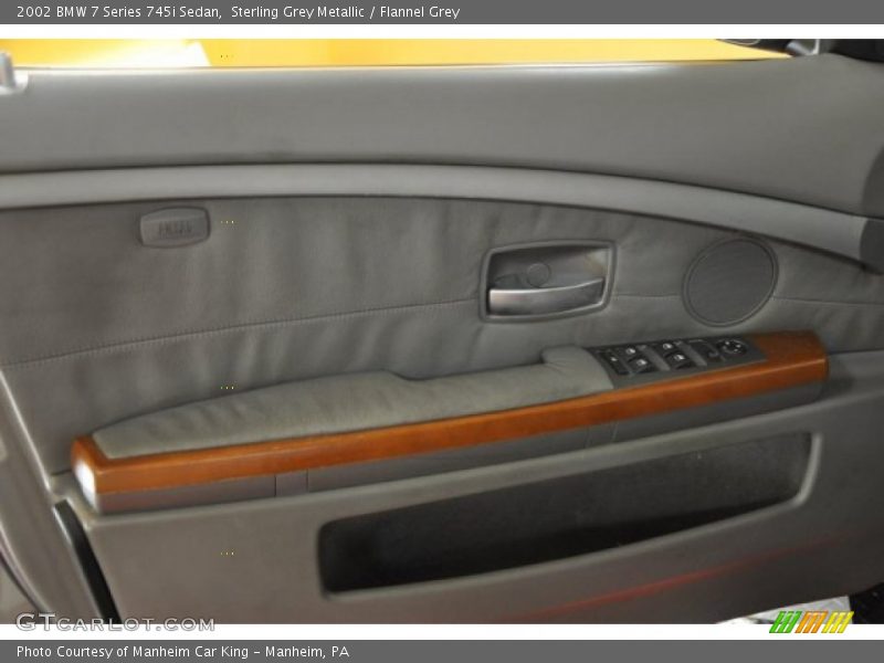 Sterling Grey Metallic / Flannel Grey 2002 BMW 7 Series 745i Sedan