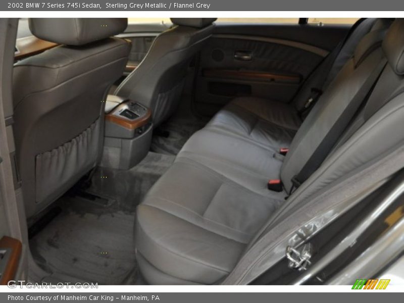 Sterling Grey Metallic / Flannel Grey 2002 BMW 7 Series 745i Sedan