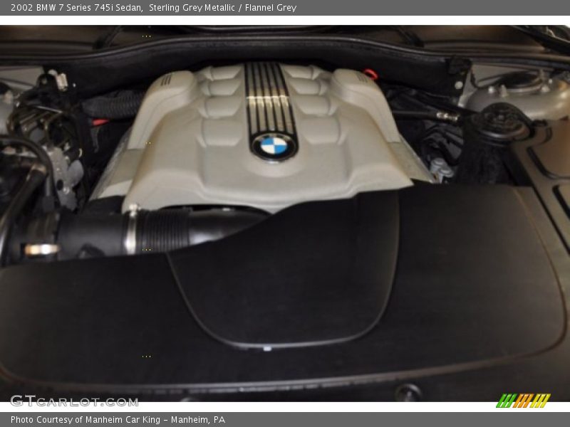 Sterling Grey Metallic / Flannel Grey 2002 BMW 7 Series 745i Sedan