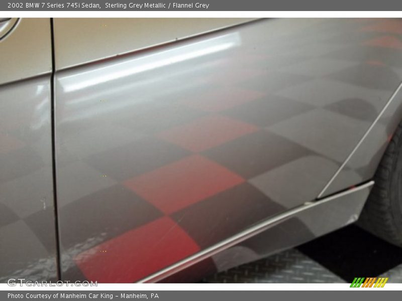 Sterling Grey Metallic / Flannel Grey 2002 BMW 7 Series 745i Sedan